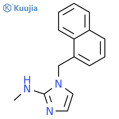 1H-Imidazol-2-amine, N-methyl-1-(1-naphthalenylmethyl)- structure