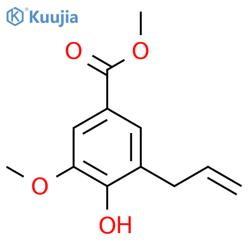 methyl 4-hydroxy-3-methoxy-5-(prop-2-en-1-yl)benzoate structure