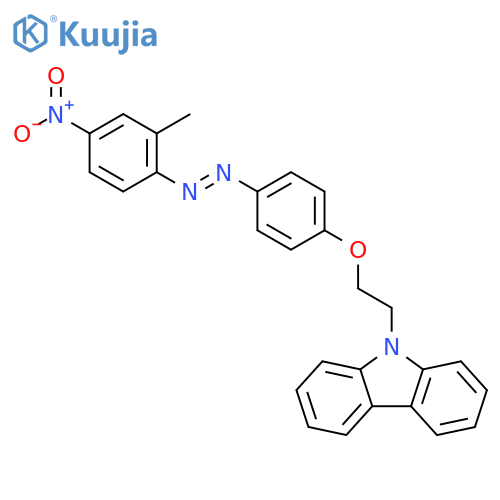 9H-Carbazole, 9-[2-[4-[(2-methyl-4-nitrophenyl)azo]phenoxy]ethyl]- structure