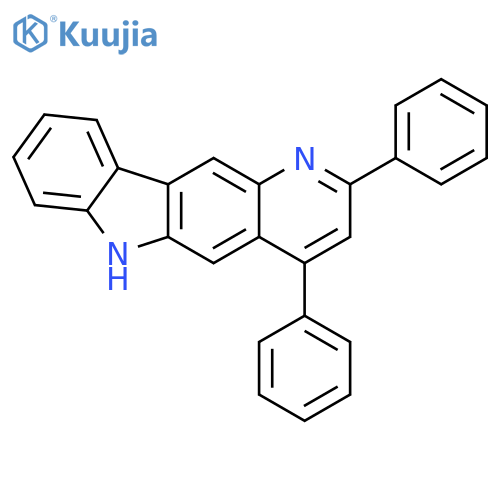 6H-PYRIDO[3,2-B]CARBAZOLE, 2,4-DIPHENYL- structure