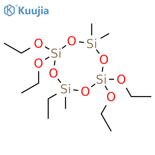 CYCLOTETRASILOXANE, 2,2,6,6-TETRAETHOXY-4-ETHYL-4,8,8-TRIMETHYL- structure