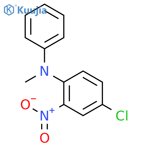 BENZENAMINE, 4-CHLORO-N-METHYL-2-NITRO-N-PHENYL- structure