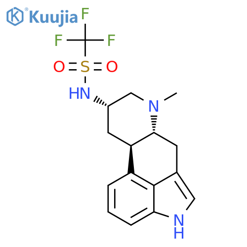Methanesulfonamide, 1,1,1-trifluoro-N-[(8a)-6-methylergolin-8-yl]- structure