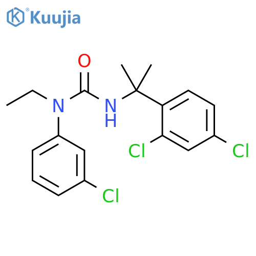 Urea,N-(3-chlorophenyl)-N'-[1-(2,4-dichlorophenyl)-1-methylethyl]-N-ethyl- structure