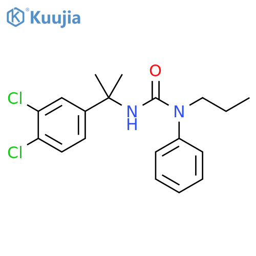 Urea, N'-[1-(3,4-dichlorophenyl)-1-methylethyl]-N-phenyl-N-propyl- structure