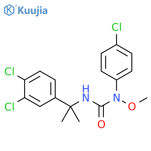 Urea,N-(4-chlorophenyl)-N'-[1-(3,4-dichlorophenyl)-1-methylethyl]-N-methoxy- structure