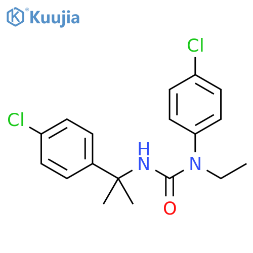 Urea, N-(4-chlorophenyl)-N'-[1-(4-chlorophenyl)-1-methylethyl]-N-ethyl- structure
