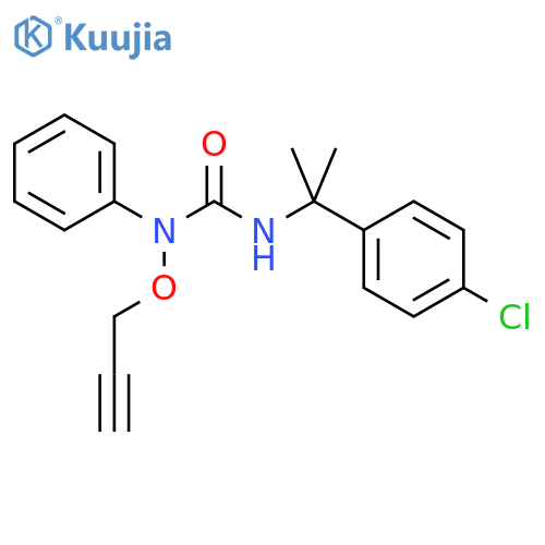 Urea, N'-[1-(4-chlorophenyl)-1-methylethyl]-N-phenyl-N-(2-propynyloxy)- structure