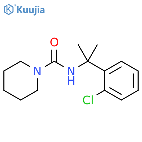 1-Piperidinecarboxamide, N-[1-(2-chlorophenyl)-1-methylethyl]- structure