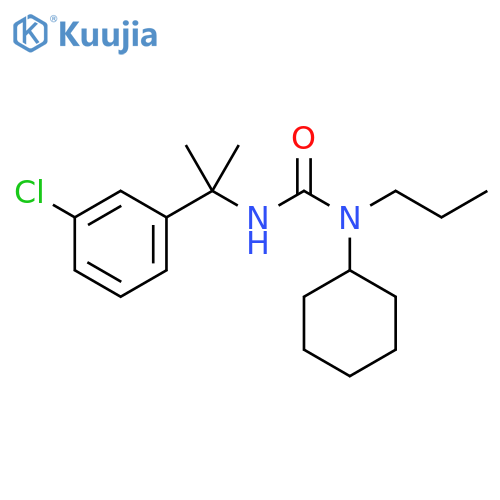 Urea, N'-[1-(3-chlorophenyl)-1-methylethyl]-N-cyclohexyl-N-propyl- structure