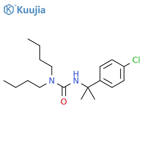 Urea, N,N-dibutyl-N'-[1-(4-chlorophenyl)-1-methylethyl]- structure