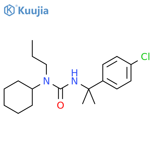 Urea, N'-[1-(4-chlorophenyl)-1-methylethyl]-N-cyclohexyl-N-propyl- structure