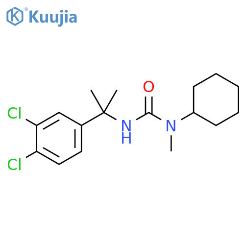 Urea, N-cyclohexyl-N'-[1-(3,4-dichlorophenyl)-1-methylethyl]-N-methyl- structure