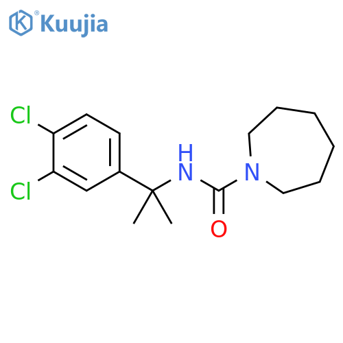 1H-Azepine-1-carboxamide,N-[1-(3,4-dichlorophenyl)-1-methylethyl]hexahydro- structure