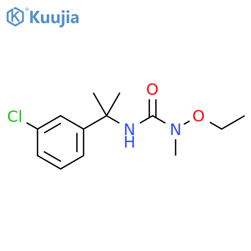 Urea, N'-[1-(3-chlorophenyl)-1-methylethyl]-N-ethoxy-N-methyl- structure