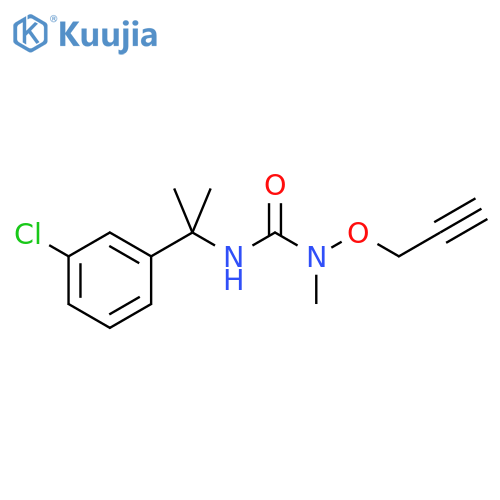 Urea, N'-[1-(3-chlorophenyl)-1-methylethyl]-N-methyl-N-(2-propynyloxy)- structure