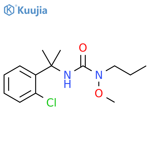 Urea, N'-[1-(2-chlorophenyl)-1-methylethyl]-N-methoxy-N-propyl- structure