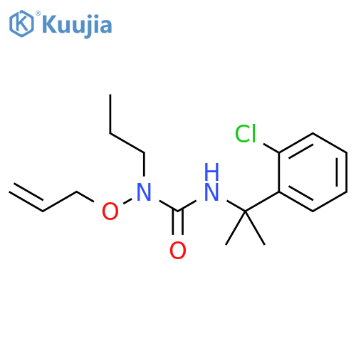 Urea, N'-[1-(2-chlorophenyl)-1-methylethyl]-N-(2-propenyloxy)-N-propyl- structure