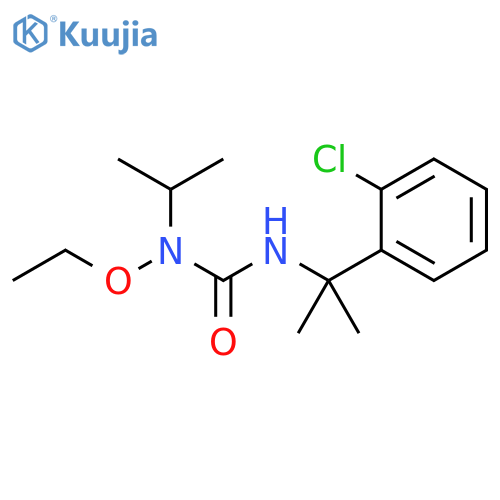 Urea, N'-[1-(2-chlorophenyl)-1-methylethyl]-N-ethoxy-N-(1-methylethyl)- structure