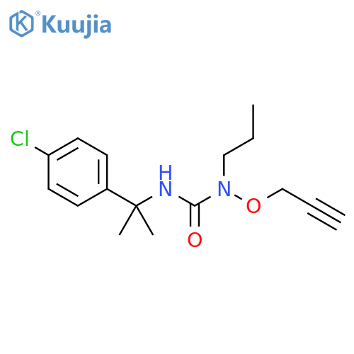 Urea, N'-[1-(4-chlorophenyl)-1-methylethyl]-N-propyl-N-(2-propynyloxy)- structure