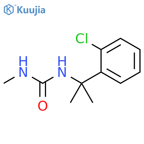 Urea, N-[1-(2-chlorophenyl)-1-methylethyl]-N'-methyl- structure