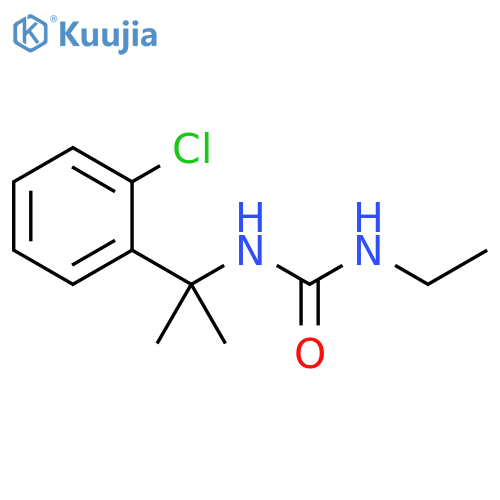 Urea, N-[1-(2-chlorophenyl)-1-methylethyl]-N'-ethyl- structure