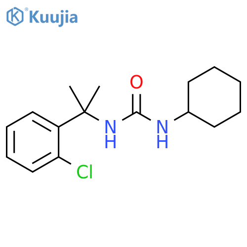 Urea, N-[1-(2-chlorophenyl)-1-methylethyl]-N'-cyclohexyl- structure