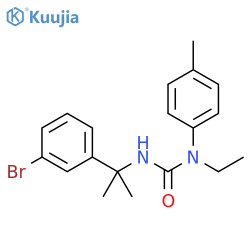 Urea, N'-[1-(3-bromophenyl)-1-methylethyl]-N-ethyl-N-(4-methylphenyl)- structure