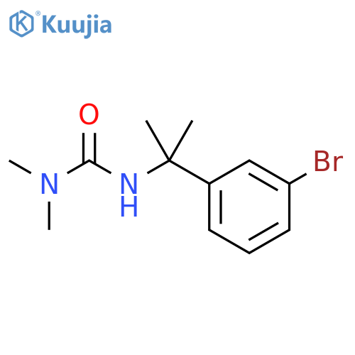 Urea, N'-[1-(3-bromophenyl)-1-methylethyl]-N,N-dimethyl- structure