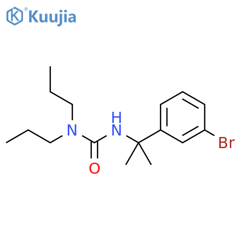 Urea, N'-[1-(3-bromophenyl)-1-methylethyl]-N,N-dipropyl- structure
