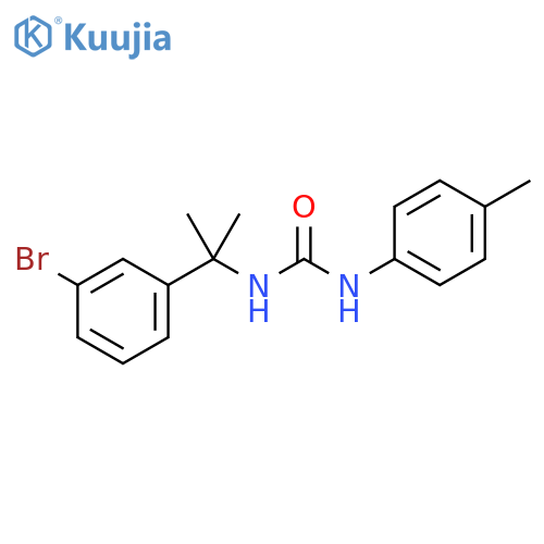 Urea, N-[1-(3-bromophenyl)-1-methylethyl]-N'-(4-methylphenyl)- structure