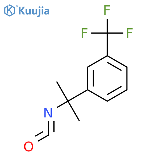 1-(2-isocyanatopropan-2-yl)-3-(trifluoromethyl)benzene structure