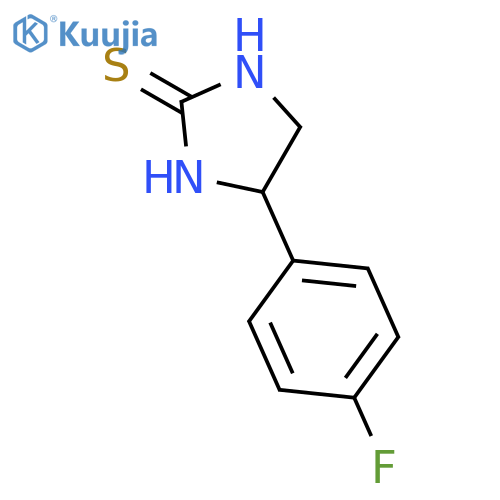 2-IMIDAZOLIDINETHIONE, 4-(4-FLUOROPHENYL)- structure