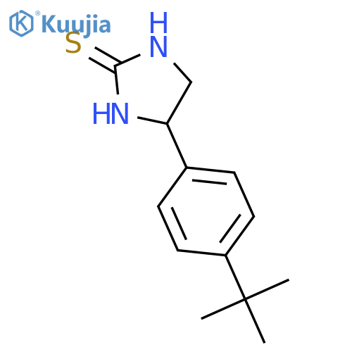 2-Imidazolidinethione, 4-[4-(1,1-dimethylethyl)phenyl]- structure