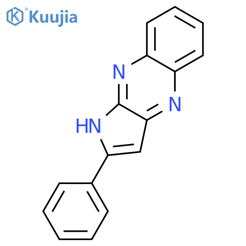 1H-Pyrrolo[2,3-b]quinoxaline, 2-phenyl- structure