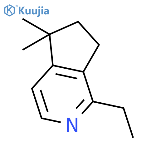 5H-Cyclopenta[c]pyridine, 1-ethyl-6,7-dihydro-5,5-dimethyl- structure