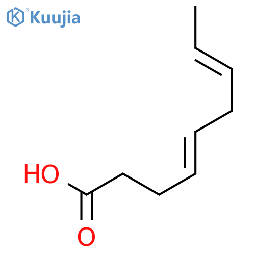 4,7-Nonadienoic acid, (E,E)- structure