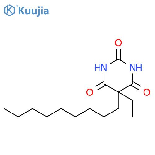 2,4,6(1H,3H,5H)-Pyrimidinetrione, 5-ethyl-5-nonyl- structure