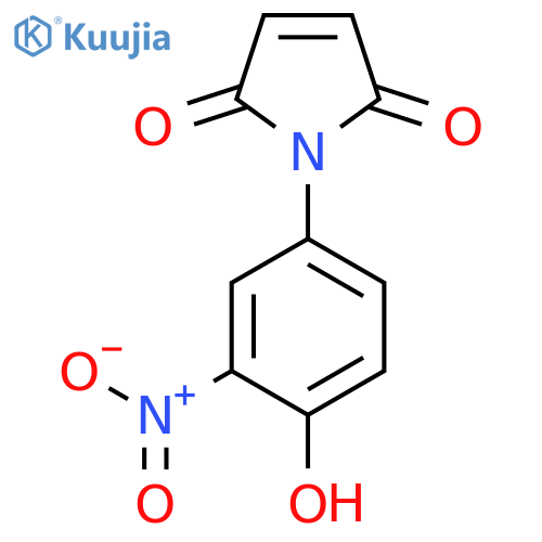 1H-Pyrrole-2,5-dione, 1-(4-hydroxy-3-nitrophenyl)- structure