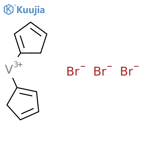 Bis(cyclopentadienyl)vanadium Bromide structure