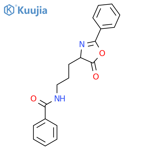 Benzamide, N-[3-(4,5-dihydro-5-oxo-2-phenyl-4-oxazolyl)propyl]- structure