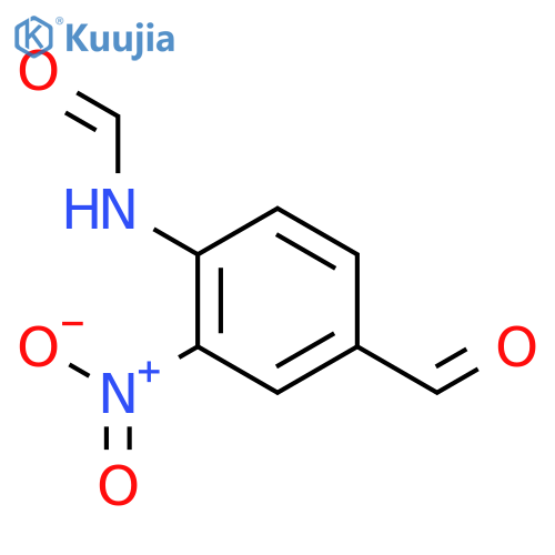 Formamide, N-(4-formyl-2-nitrophenyl)- structure