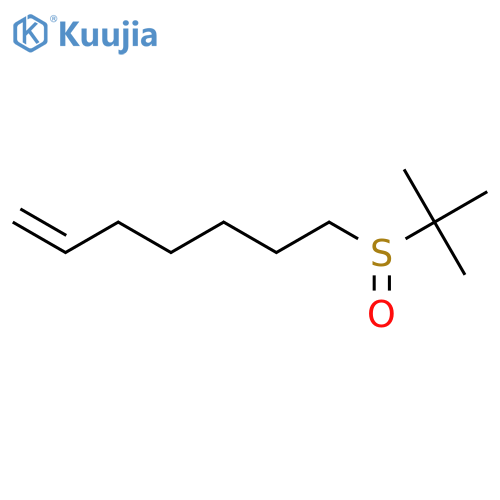 1-Heptene, 7-[(1,1-dimethylethyl)sulfinyl]- structure