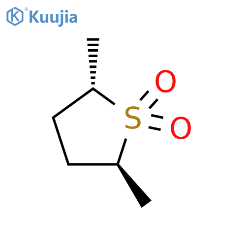 thiophene, tetrahydro-2,5-dimethyl-, 1,1-dioxide, (2R,5R)- structure