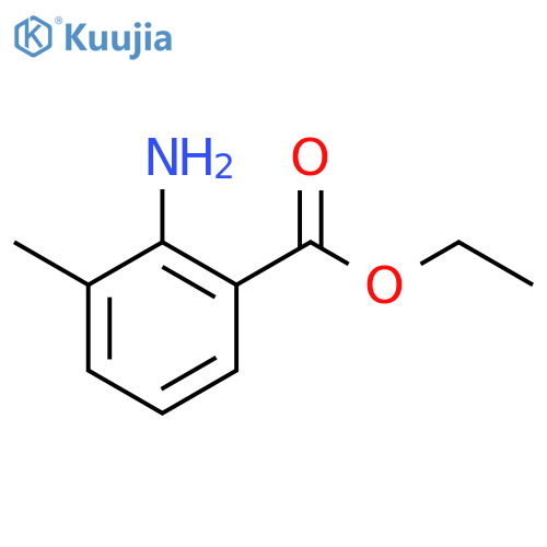 Ethyl 2-amino-3-methylbenzoate structure