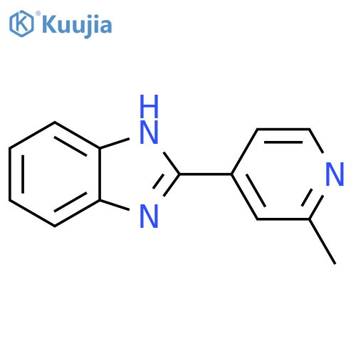 1H-Benzimidazole, 2-(2-methyl-4-pyridinyl)- structure
