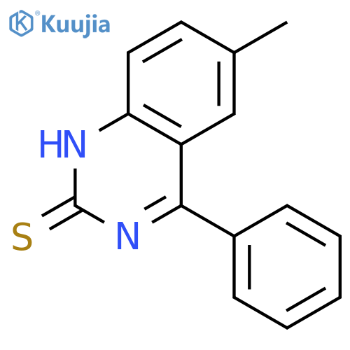 2(1H)-QUINAZOLINETHIONE, 6-METHYL-4-PHENYL- structure