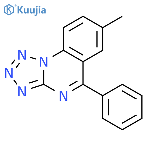 TETRAZOLO[1,5-A]QUINAZOLINE, 7-METHYL-5-PHENYL- structure