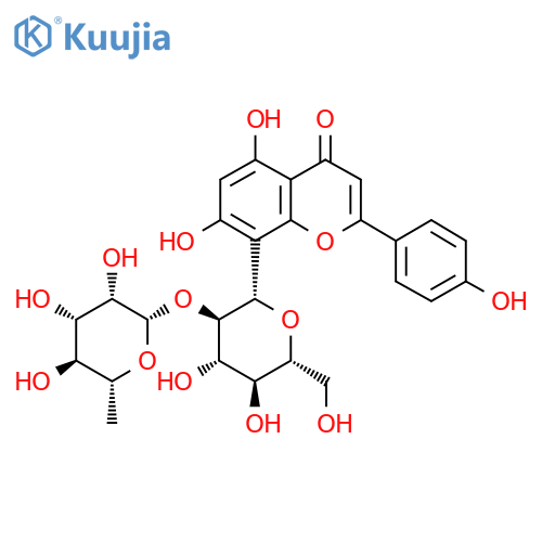 Vitexin-2"-O-rhamnoside structure