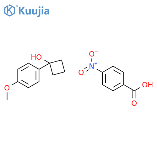 CYCLOBUTANOL, 1-(4-METHOXYPHENYL)-, 4-NITROBENZOATE structure